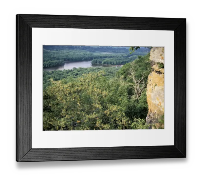 Framed Print : Wisconsin River near its Mississippi River junction Framed Print : Wisconsin River near its Mississippi River junction