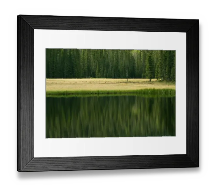 Framed Print : Pecos Wilderness lake, New Mexico
