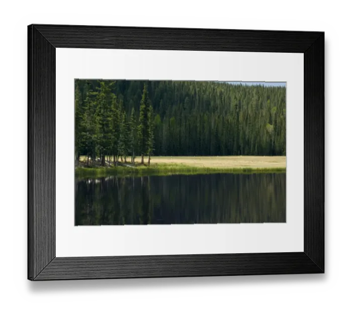 Framed Print : Pecos Wilderness lake, New Mexico