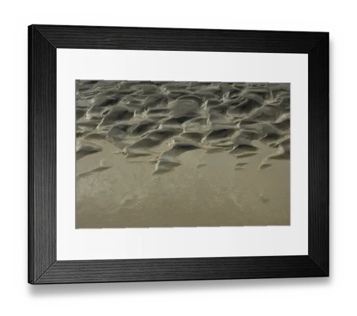 Framed Print : Mud in the Bisti Badlands, New Mexico