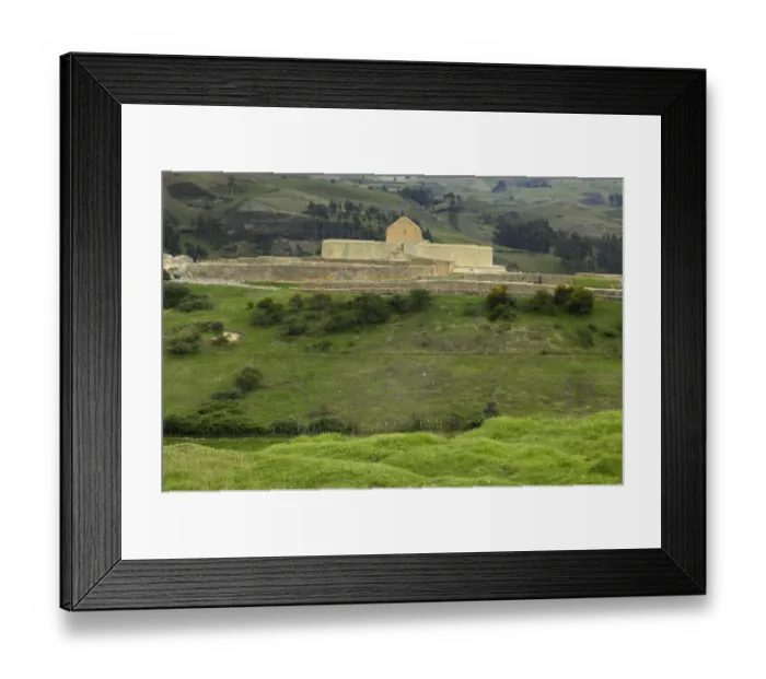 Framed Print : Ruins of Inca city and Temple of the Sun at Ingapirca in the Andes Mountains Framed Print : Ruins of Inca city and Temple of the Sun at Ingapirca in the Andes Mountains