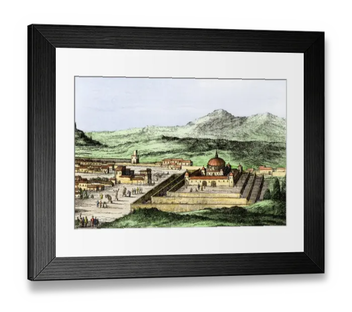 Framed Print : Incan Temple of the Sun in Cuzco Framed Print : Incan Temple of the Sun in Cuzco
