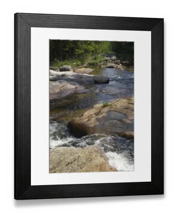 Framed Print : Stream in the White Mountains of New Hampshire and Maine Framed Print : Stream in the White Mountains of New Hampshire and Maine