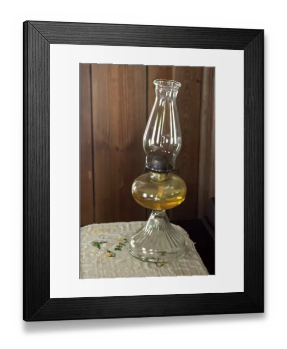 Framed Print : Kerosene lamp, Georgia Framed Print : Kerosene lamp, Georgia