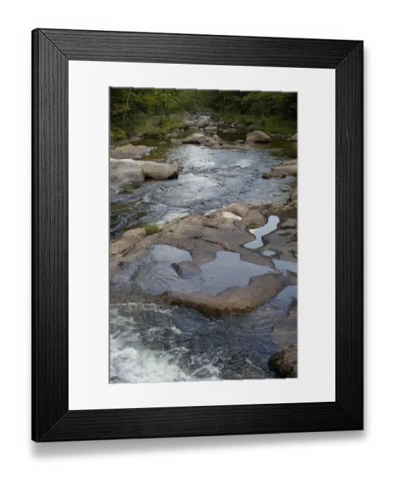 Framed Print : Stream in the White Mountains of New Hampshire and Maine Framed Print : Stream in the White Mountains of New Hampshire and Maine