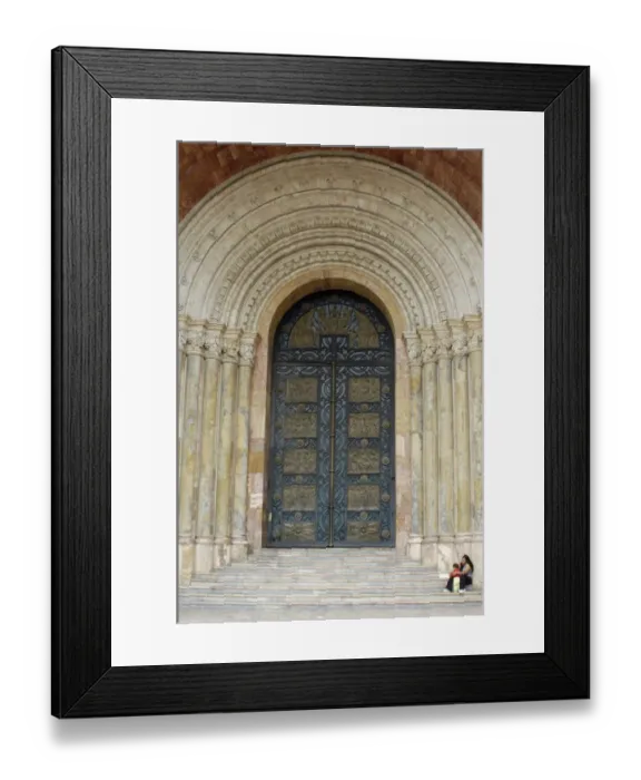 Framed Print : Door of the new cathedral in the Spanish colonial city of Cuenca Framed Print : Door of the new cathedral in the Spanish colonial city of Cuenca