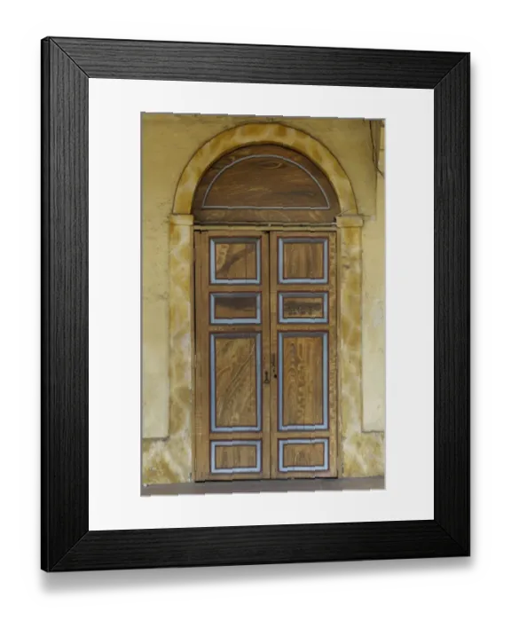 Framed Print : Door of the old cathedral in the Spanish colonial city of Cuenca