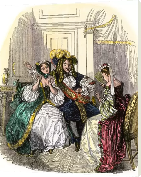 Scene from a Moliere play