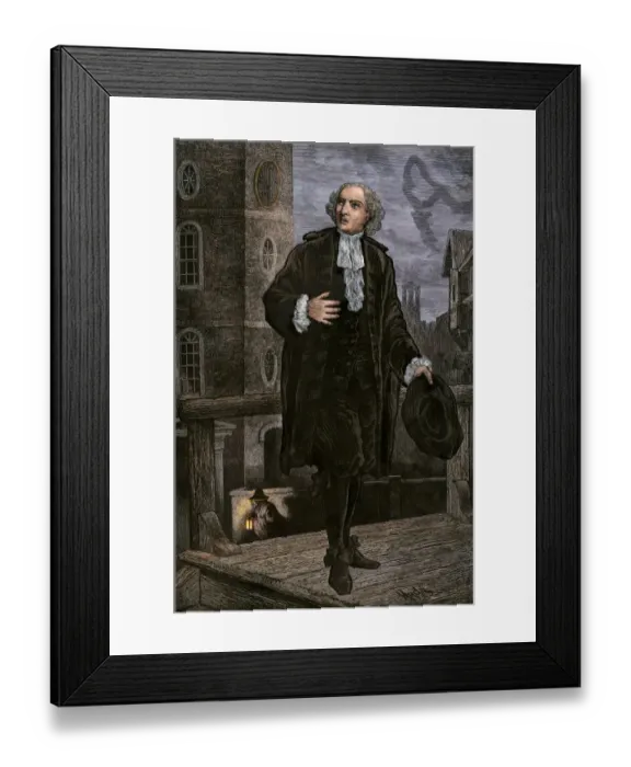 Framed Print : Scene from The Scarlet Letter Framed Print : Scene from The Scarlet Letter