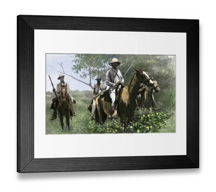 Framed Print : General Juan Rius Rivera, insurgent leader in the Pinar del Rio Framed Print : General Juan Rius Rivera, insurgent leader in the Pinar del Rio