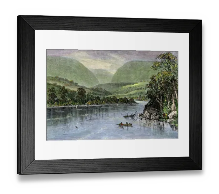 Framed Print : Delaware Water Gap Framed Print : Delaware Water Gap
