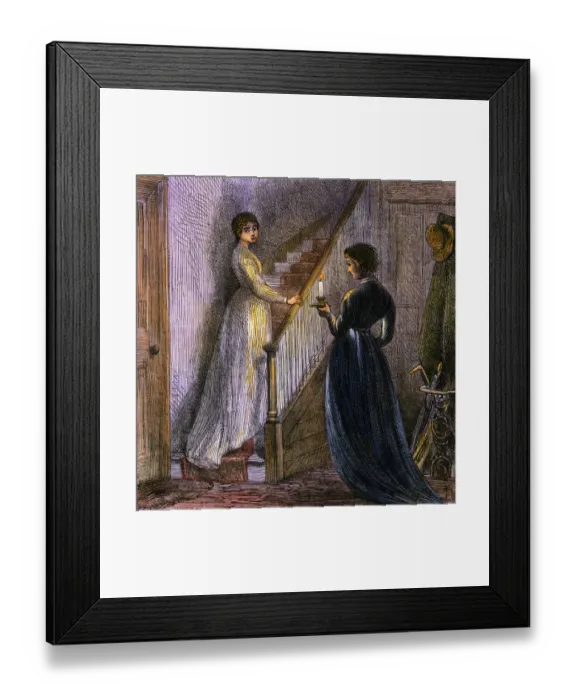 Framed Print : Candlelight for going upstairs in the dark Framed Print : Candlelight for going upstairs in the dark