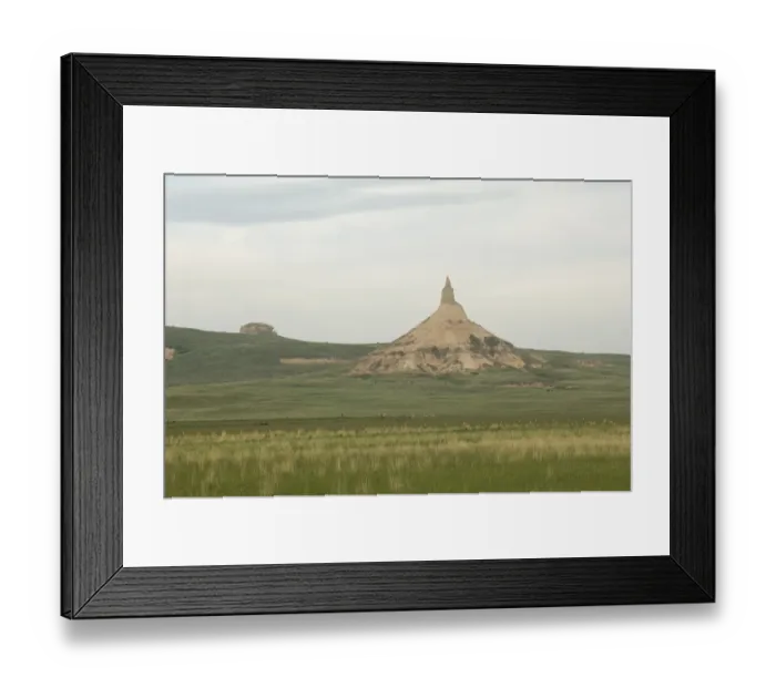 Framed Print : Chimney Rock, Nebraska