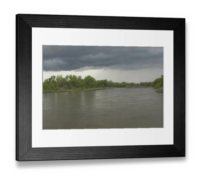 Framed Print : North Platte River in Nebraska Framed Print : North Platte River in Nebraska