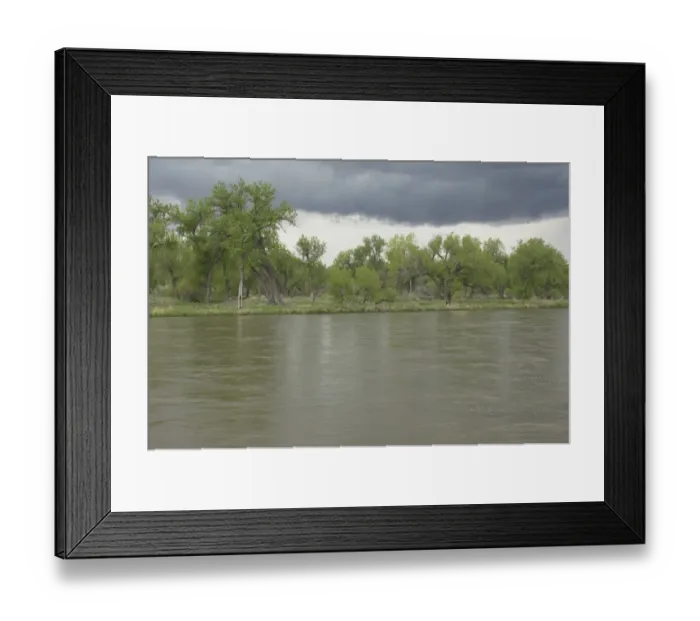 Framed Print : North Platte River in Nebraska Framed Print : North Platte River in Nebraska