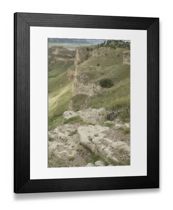 Framed Print : Scotts Bluff, Nebraska