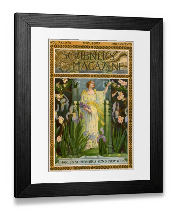 Framed Print : Scribners magazine 1897 Framed Print : Scribners magazine 1897