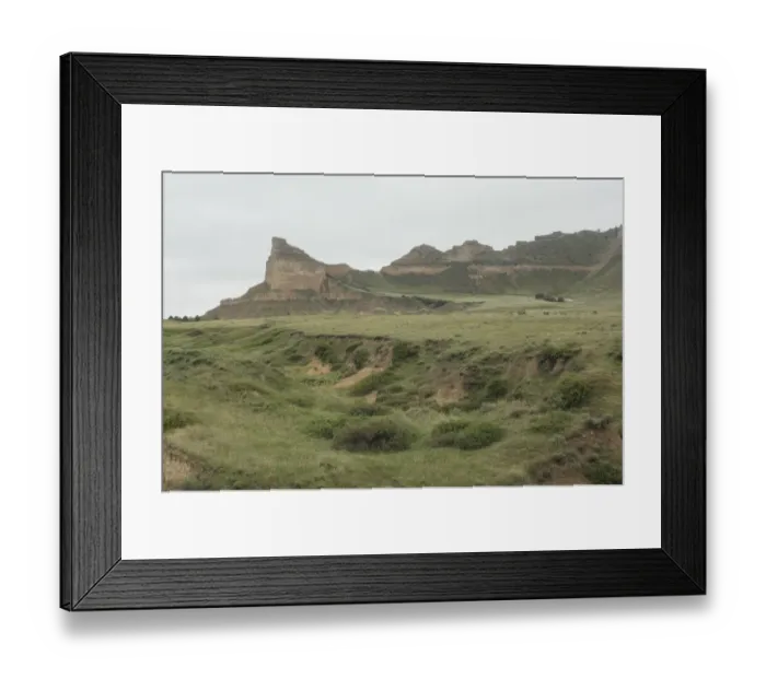 Framed Print : Oregon Trail in western Nebraska Framed Print : Oregon Trail in western Nebraska