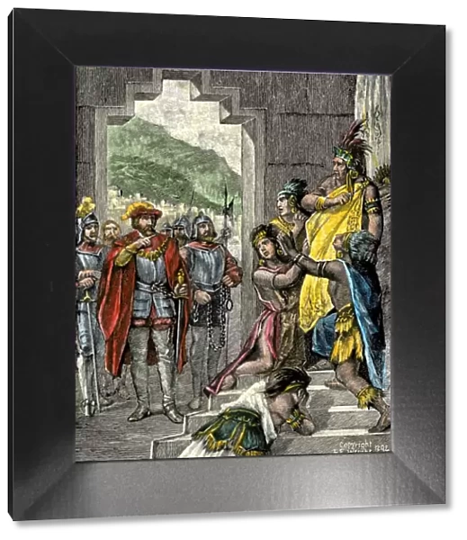Inca leader Atahualpa sentenced to execution, 1533