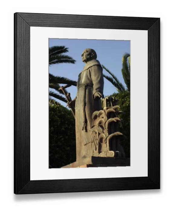 Framed Print : Father Junipero Serra statue in Mexico Framed Print : Father Junipero Serra statue in Mexico