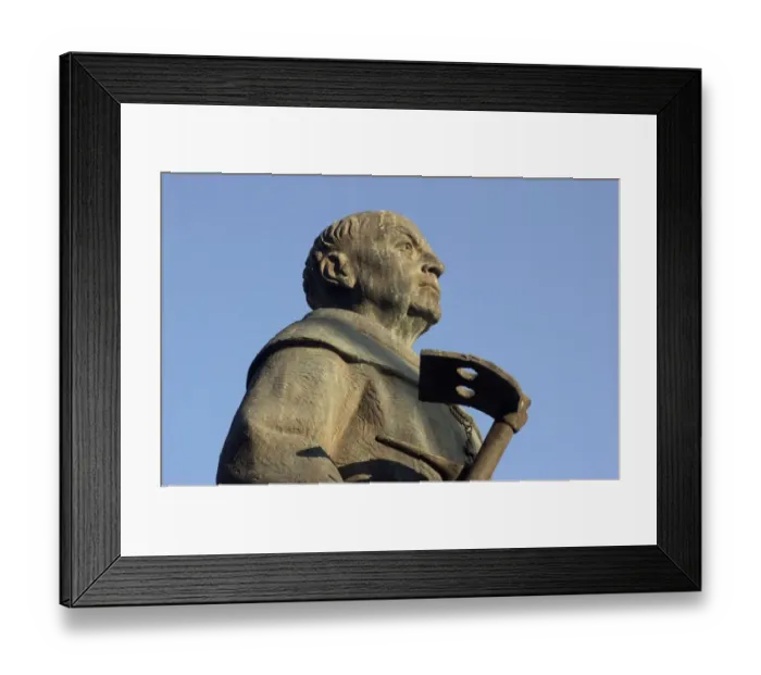 Framed Print : Father Junipero Serra statue in Mexico Framed Print : Father Junipero Serra statue in Mexico