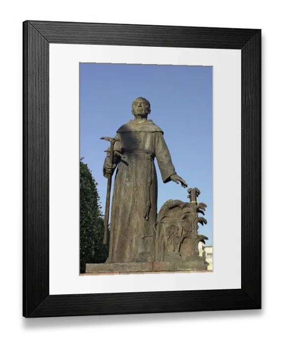Framed Print : Junipero Serra, Spanish missionary to natives of Mexico and California Framed Print : Junipero Serra, Spanish missionary to natives of Mexico and California