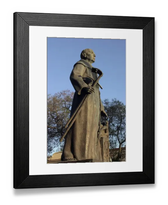 Framed Print : Father Junipero Serra statue in Mexico Framed Print : Father Junipero Serra statue in Mexico