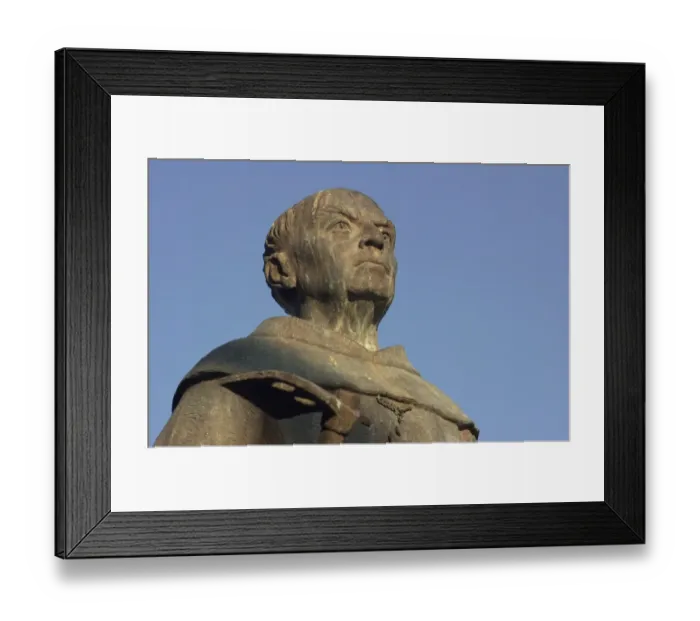 Framed Print : Father Junipero Serra statue in Mexico Framed Print : Father Junipero Serra statue in Mexico