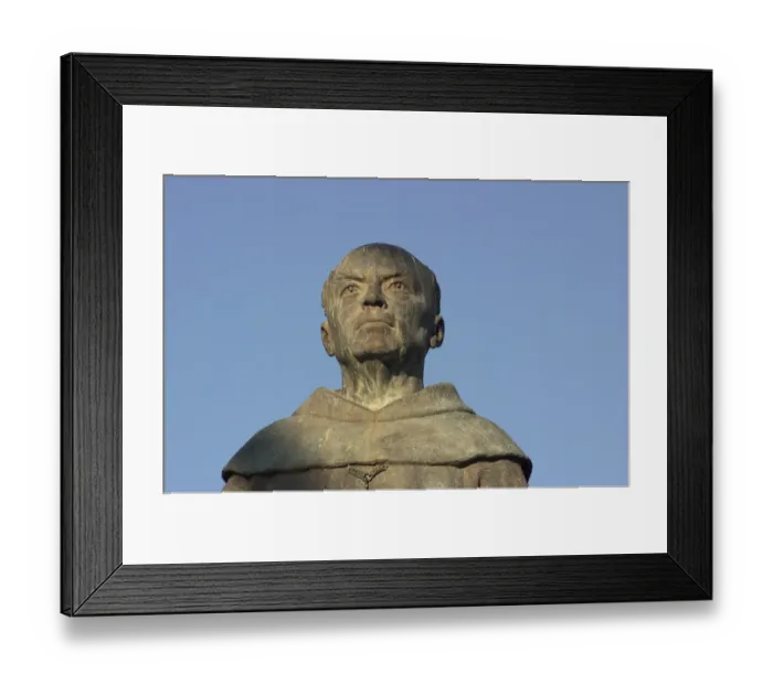 Framed Print : Father Junipero Serra statue in Mexico Framed Print : Father Junipero Serra statue in Mexico
