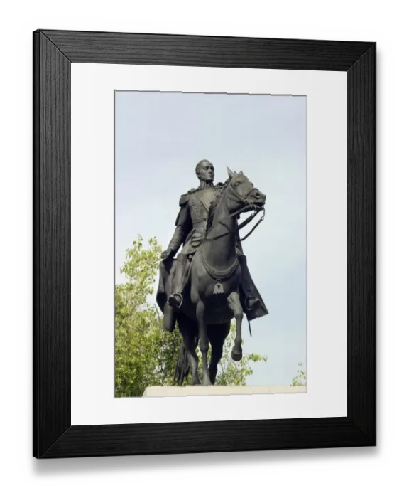 Framed Print : Statue of Simon Bolivar, El Libertador Framed Print : Statue of Simon Bolivar, El Libertador