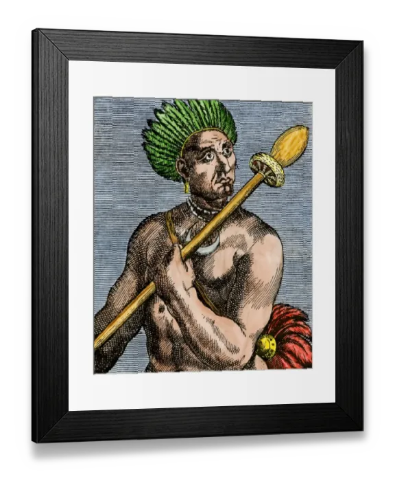 Framed Print : Patagonian as described by early explorers, 1500s Framed Print : Patagonian as described by early explorers, 1500s