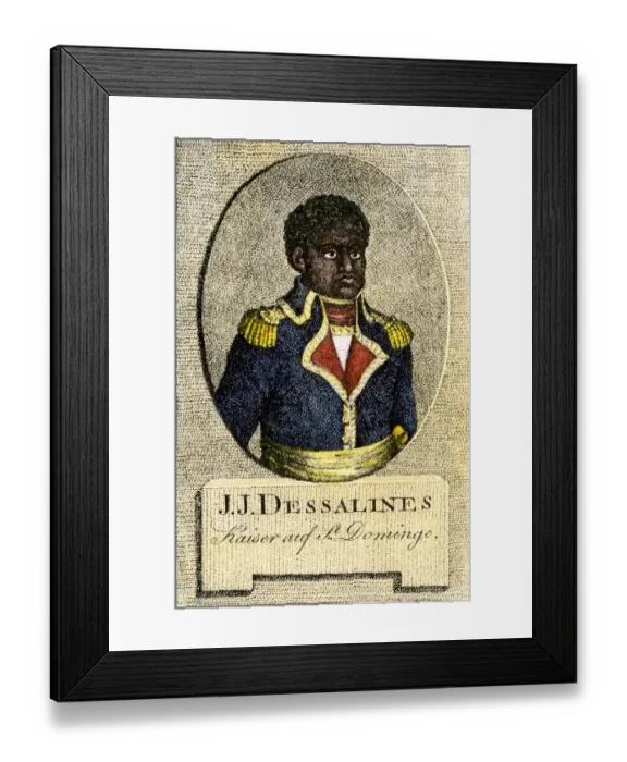 Framed Print : Jean-Jacques Dessalines, emperor Jacques I of Haiti Framed Print : Jean-Jacques Dessalines, emperor Jacques I of Haiti