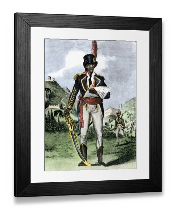 Framed Print : Toussaint Louverture, liberator of Haiti Framed Print : Toussaint Louverture, liberator of Haiti