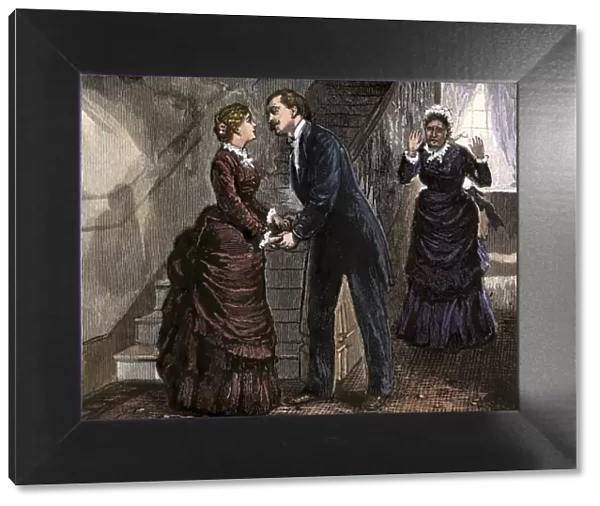 Romantic moment discovered, 1800s