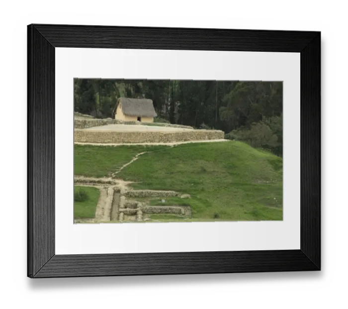 Framed Print : Inca dwelling replica at Ingapirca, Ecuador Framed Print : Inca dwelling replica at Ingapirca, Ecuador