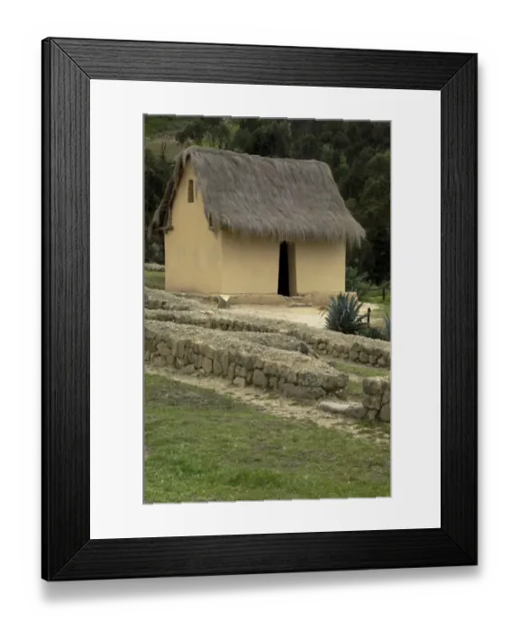 Framed Print : Inca dwelling replica at Ingapirca, Ecuador Framed Print : Inca dwelling replica at Ingapirca, Ecuador