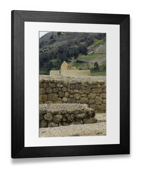 Framed Print : Ruins of Inca city and Temple of the Sun at Ingapirca in the Andes Mountains Framed Print : Ruins of Inca city and Temple of the Sun at Ingapirca in the Andes Mountains
