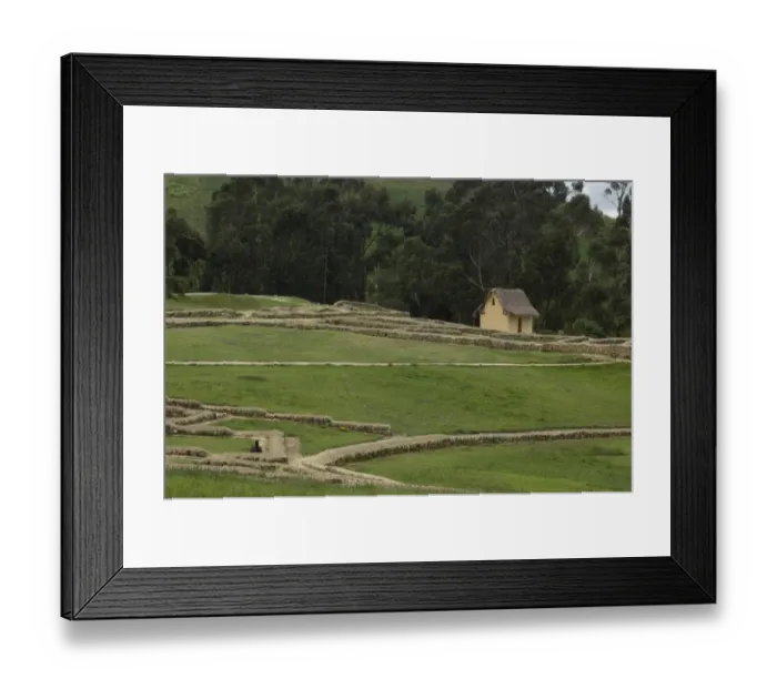 Framed Print : Inca dwelling replica at Ingapirca, Ecuador Framed Print : Inca dwelling replica at Ingapirca, Ecuador