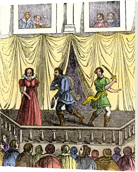 Theatrical performance in the time of Shakespeare