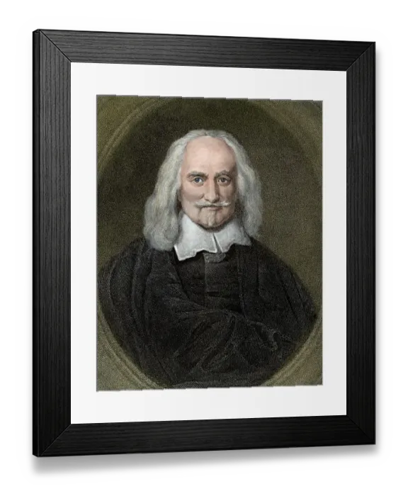 Framed Print : Thomas Hobbes