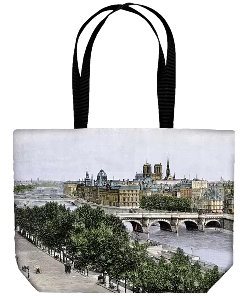 River Seine in Paris, 1890s