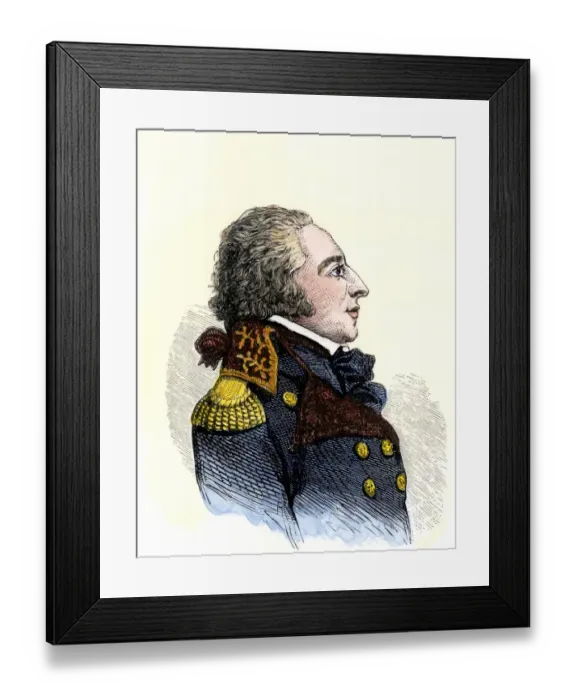 Framed Print : Edmond-Charles-Edouard Genet Framed Print : Edmond-Charles-Edouard Genet