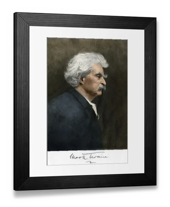 Framed Print : Mark Twain Framed Print : Mark Twain
