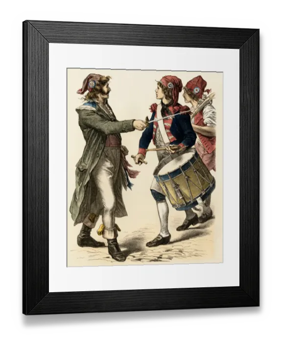 Framed Print : French revolutionaries Framed Print : French revolutionaries