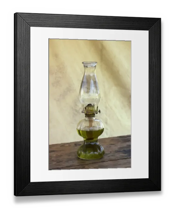 Framed Print : Kerosene lamp at a Confederate camp reenactment Framed Print : Kerosene lamp at a Confederate camp reenactment