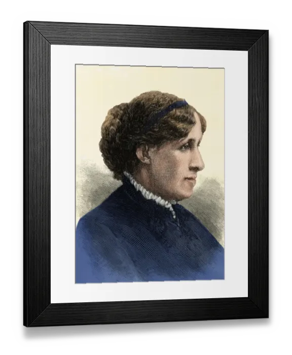 Framed Print : Louisa May Alcott Framed Print : Louisa May Alcott