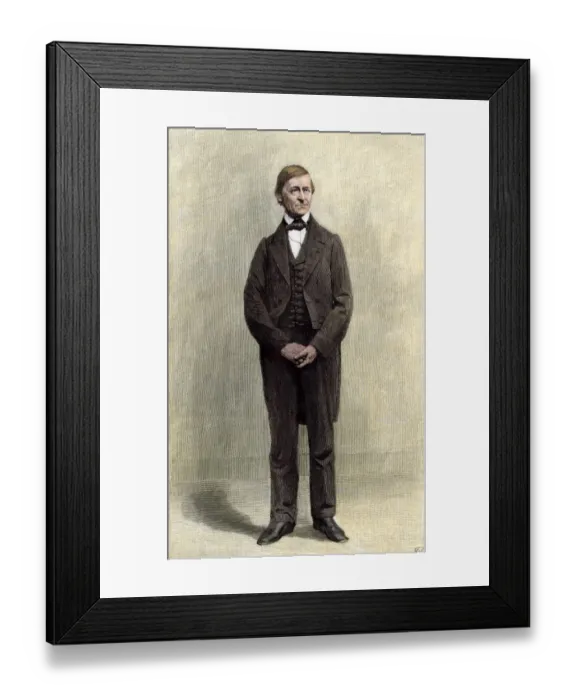 Framed Print : Ralph Waldo Emerson