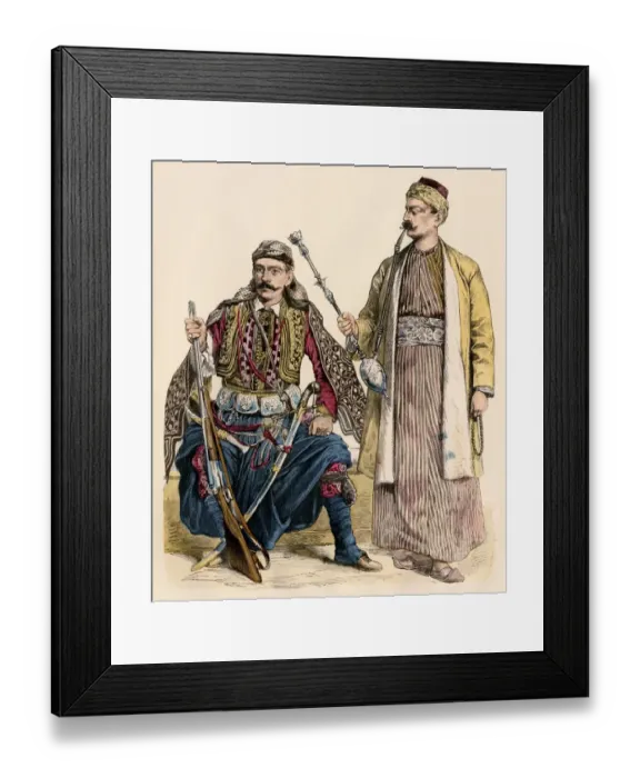 Framed Print : Lebanese prince and a Damascus man Framed Print : Lebanese prince and a Damascus man