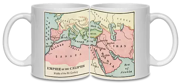 Arab empire, mid-700s