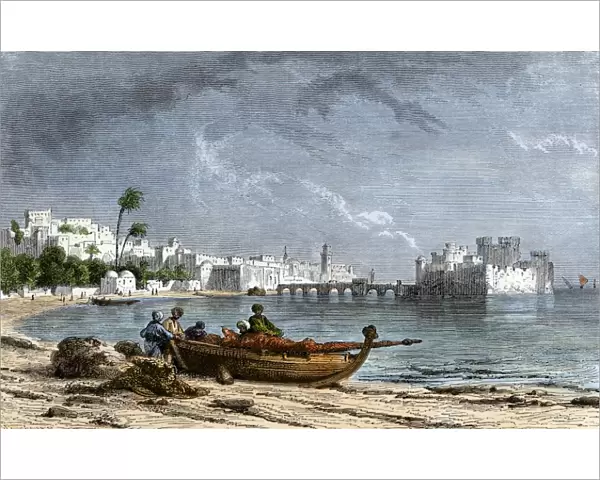 Seaport of Sidon, Lebanon